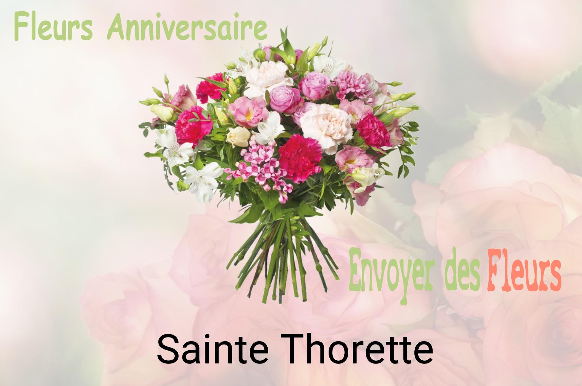 Bouquet de fleurs d’anniversaire livré à Sainte-Thorette
