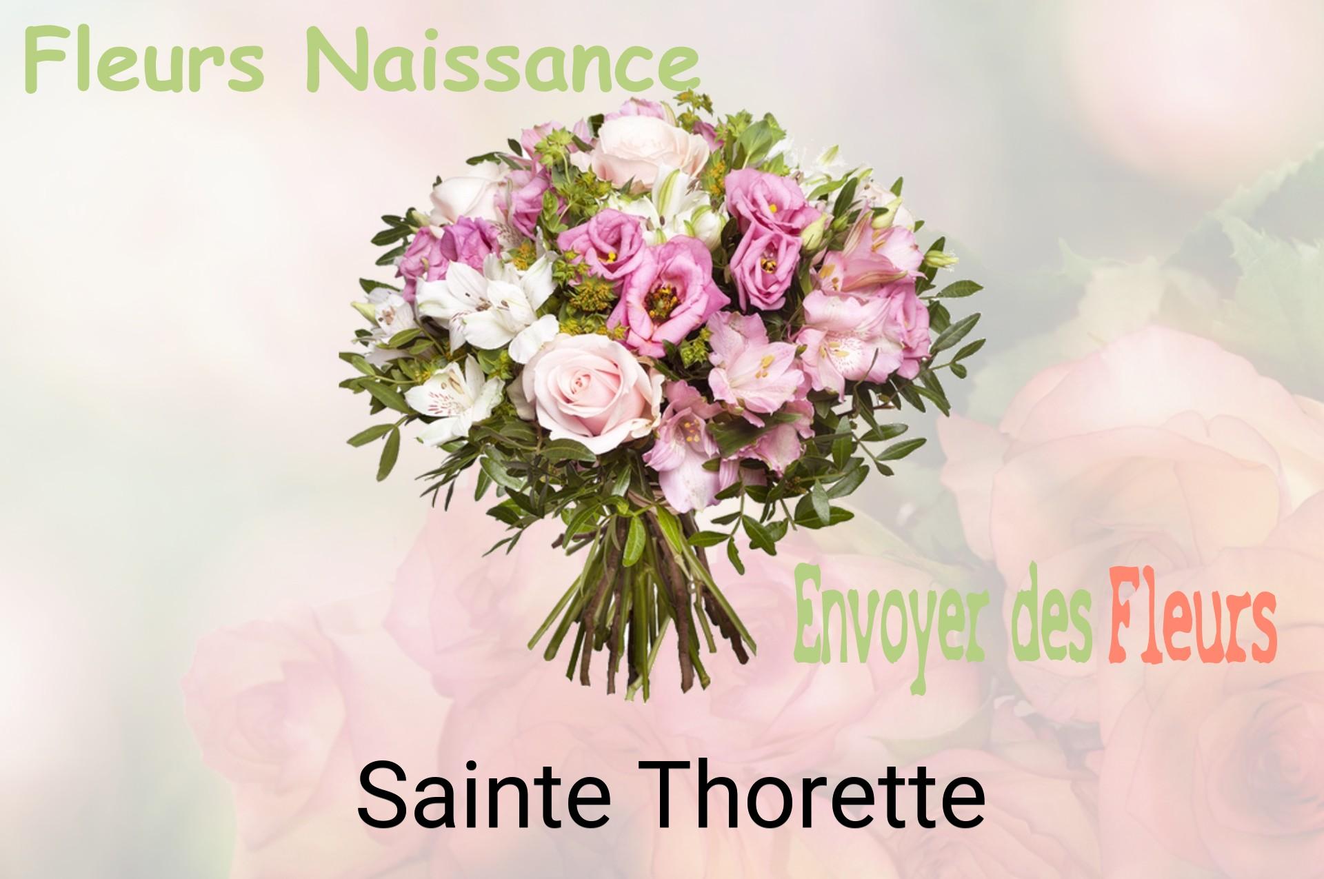 Bouquet de fleurs de naissance livré à Sainte-Thorette